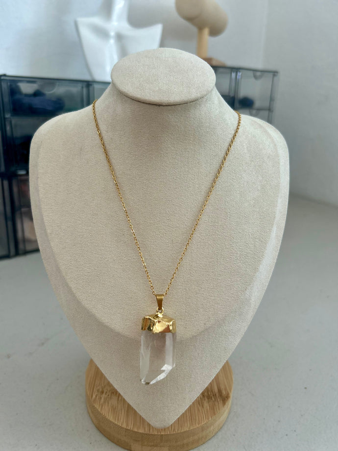 Collar cuarzo cristal