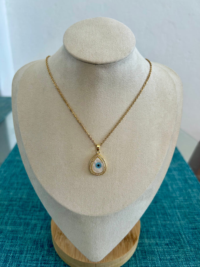 Collar de ojo turco elegante